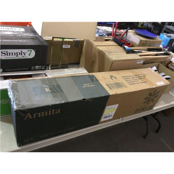 Zinus Armita Metal Frame Smart 7in King Size Box Spring