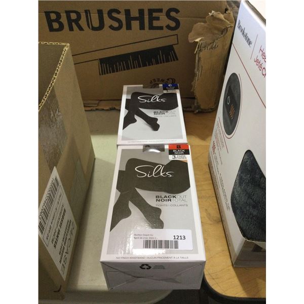 Silks Blackout Tights Size B and C Lot of 2