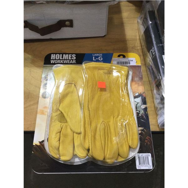 Holmes Workwear Work Gloves Size LG