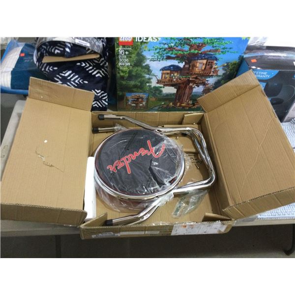 Fender Red Sparkle 24in Bar Stool