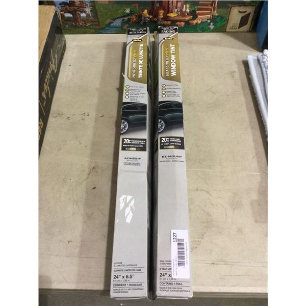 Gila Heat Shield Plus Window Tint (24in x 6.5ft) Lot of 2