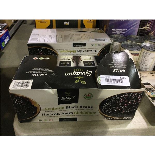 Case of Sprague Foods Organic Black Beans (8 x 398mL)