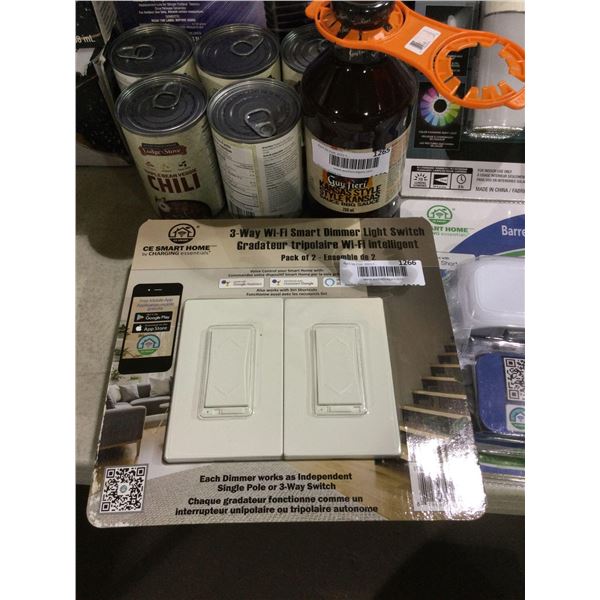 GE Smart Home 3-Way Wi-Fi Smart Dimmer Light Switch 2-Pack