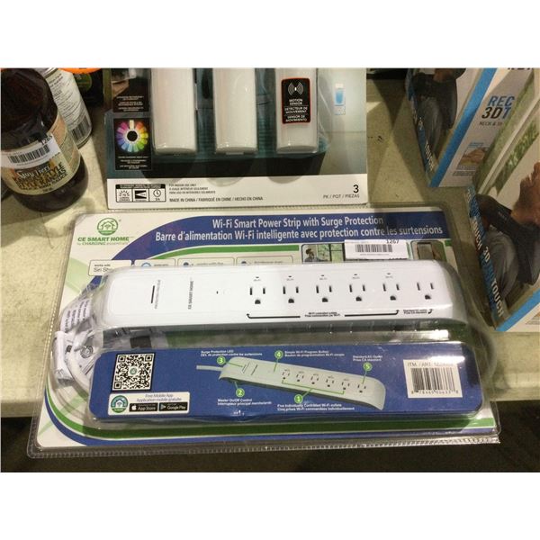 CE Smart Home Wi-Fi Smart Power Strip w/ Surge Protection