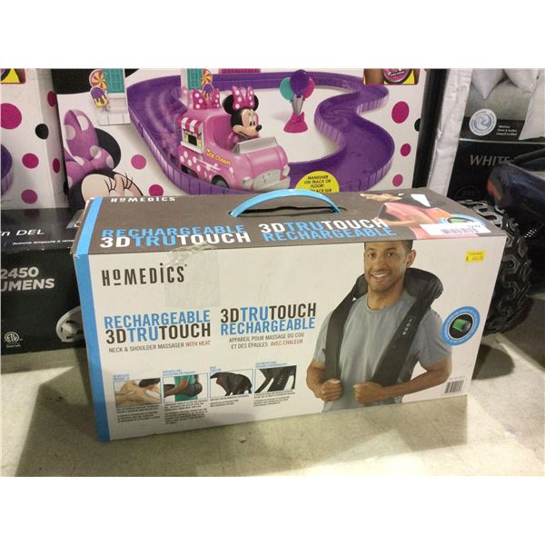 Homedics Rechargeable 3DTruTouch Neck and Shoulder Massager w/ Heat