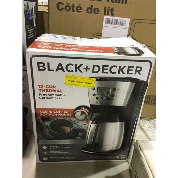 Black and Decker 12-Cup Thermal Programmable Coffeemaker