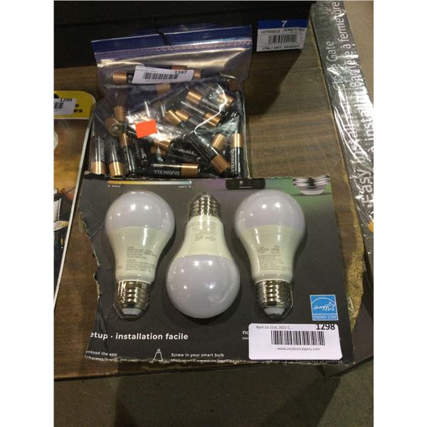 Globe Wi-Fi A19 Color Changing Tunable LED Bulbs in White 3-Pack