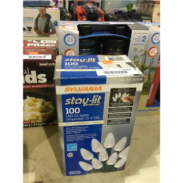 Sylvania Stay-Lit 100 LED C6 Lights