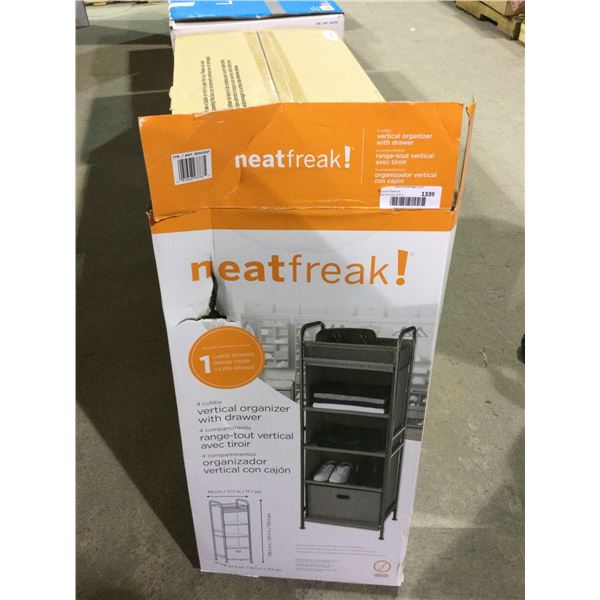 Neat Freak 4-Cubby Organizer (17.7in x 50.4in x 13.5in)