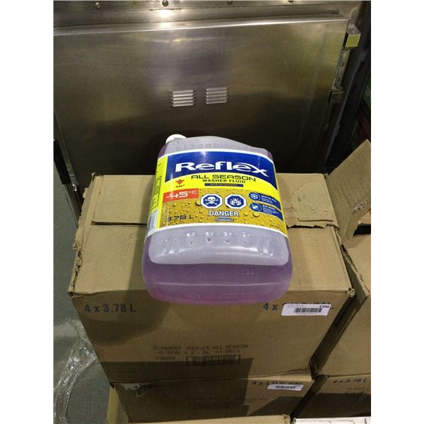 Case of All Season Windshield Washer Fluid (4 x 3.78L)