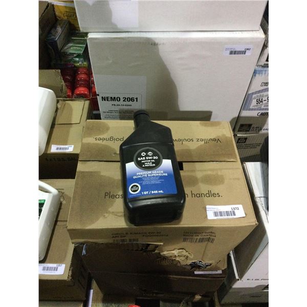 Case of Circle K Premium Grade SAE 5W-30 Motor Oil (12 x 946mL)