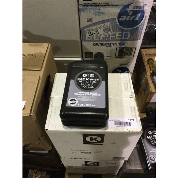 Case of Circle K Synthetic Blend SAE 10W-30 Motor Oil (12 x 946mL)