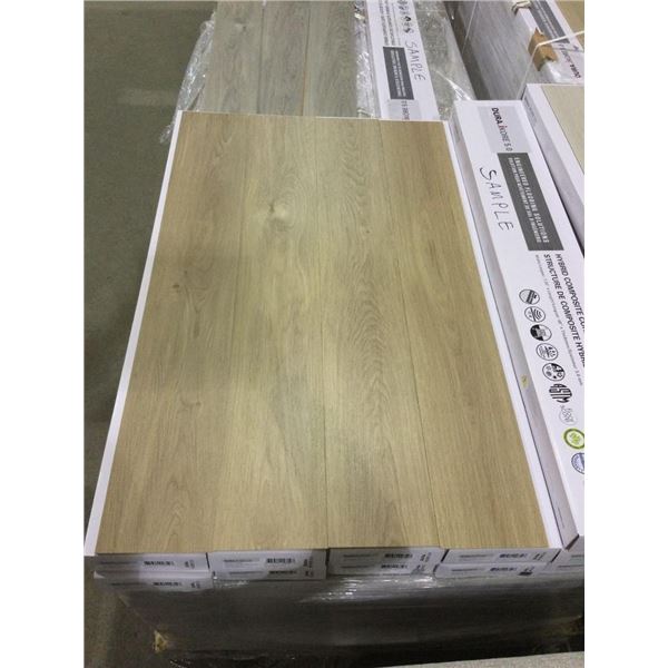 Dura iKore 5.0 Hybrid Composite Core and Acoustic Cork Backing Flooring - Color: BETA - Size: 7.25in