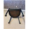 Image 4 : Black Vinyl Restaurant Arm Chair with castors -pre owned
