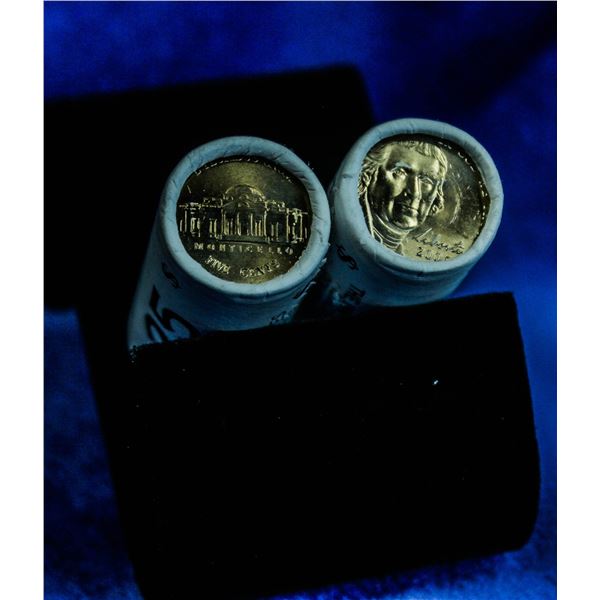 LOT OF 2 "SHOTGUN" SHORT ROLLS OF JEFFERSON