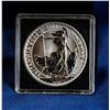 Image 1 : RARE 2002 GREAT BRITAN 1OZ SILVER BRITANNIA COIN