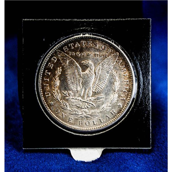 1898 USA SILVER MORGAN DOLLAR VAM-1B W/CRACK