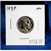 Image 1 : STUNNING 1937 USA BUFFALO NICKEL. GEM UNCIRCULATED