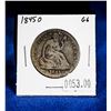 Image 1 : 1845O SEATED LIBERTY USA SILVER 50 CENT COIN