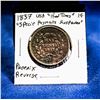 Image 1 : 1837 USA "HARD TIMES" 1 CENT "SPECIE PAYMENTS"