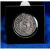 Image 1 : 1957G SEMI-KEY GERMANY SILVER 5 MARK COIN