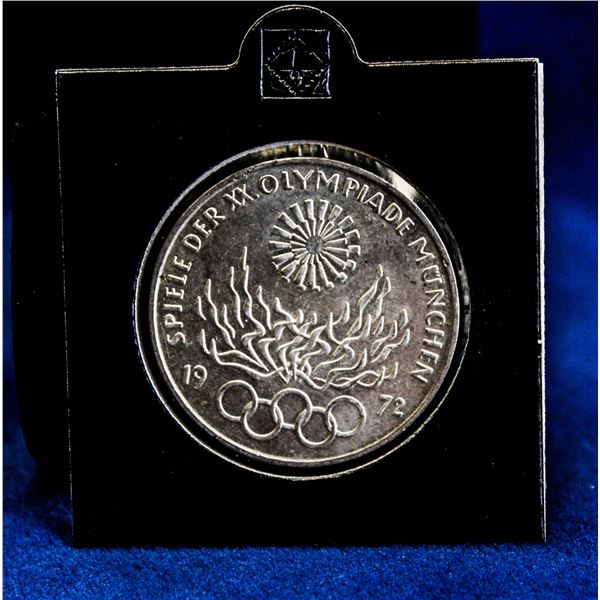 1972 GERMANY MUNICH OLYMPICS SILVER 10 MARK