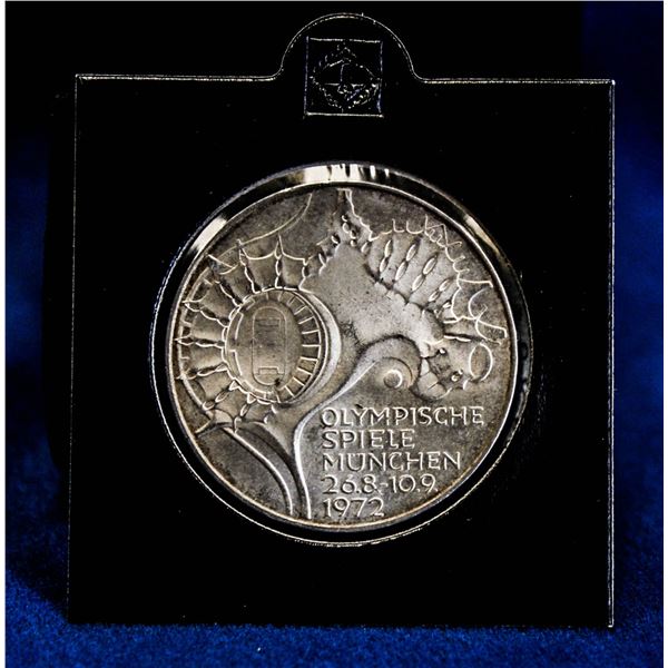 1972 MUICH OLYMPICS SILVER 10 MARK COIN