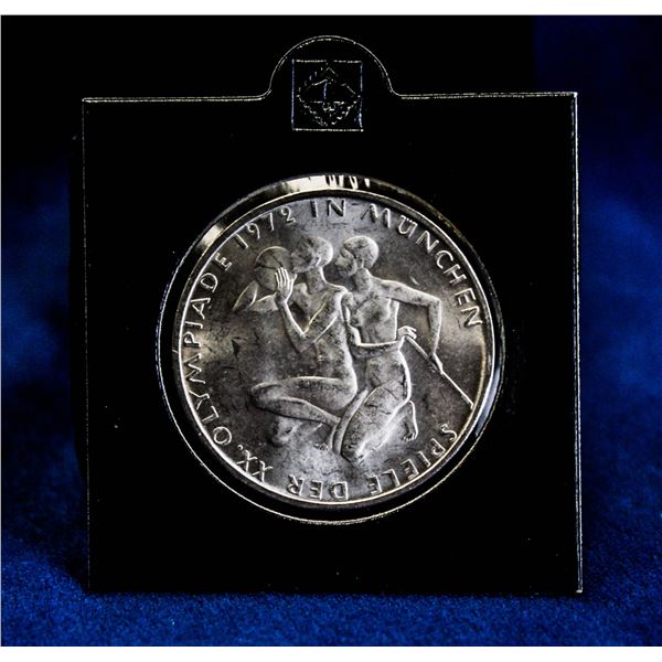 1972 MUNICH OLYMPICS SILVER 10 MARK COMMEM.