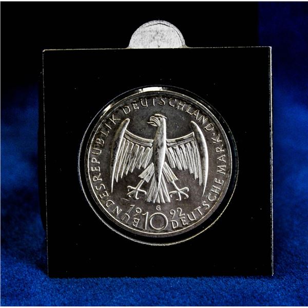 1992G 125TH ANNIVERSARY OF KATHE KOLLWITZ SILVER 1