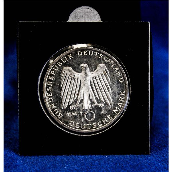 1993F 1000TH ANNIVERSARY OF POTSDAM SILVER 10 MARK