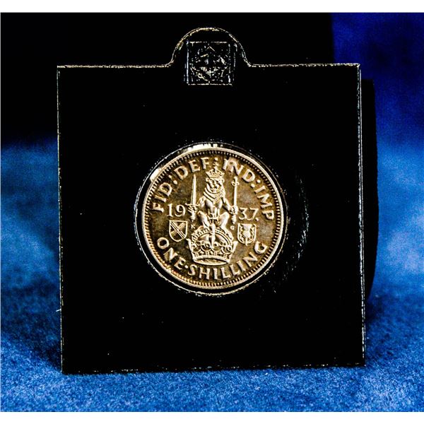 UNCIRCULATED 1937 GREAT BRITAIN SILVER SHILLING