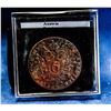 Image 1 : AUSTRIA 1800 6 KREUZER COPPER COIN HIGH GRADE