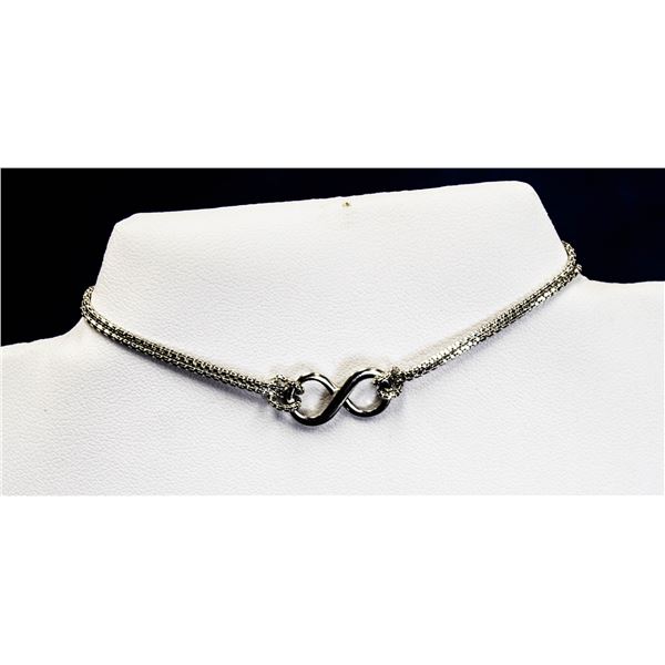 .925 STERLING SILVER INFINITY BRACELET