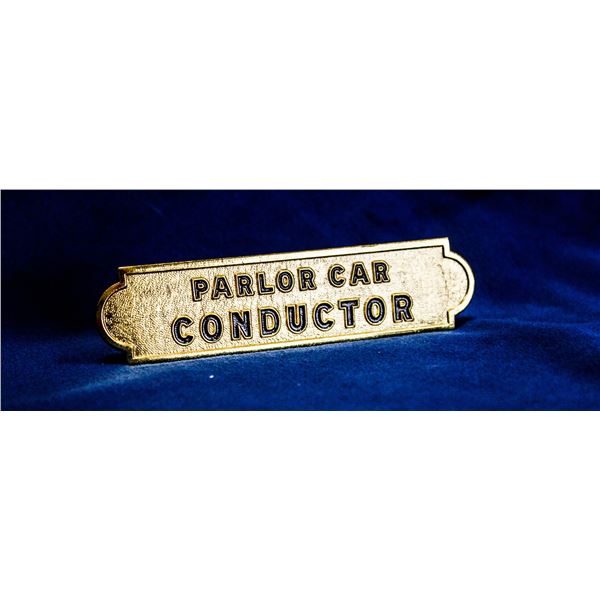 VINTAGE CANADA PACIFIC RAIL CONDUCTOR BADGE