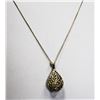 Image 1 : 10K GOLD 18" TWO-TONE PENDANT AND NECKLACE SET