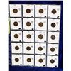 Image 1 : LOT OF 20 EARLY USA LINCOLN WHEAT CENTS IN PAGE
