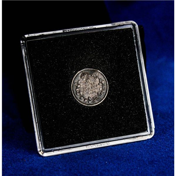 EF CONDITION 1908 LOWER MINTAGE CANADA 5 CENT