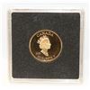 Image 2 : 2001 GOLD PLATED SILVER 3 CENT COIN