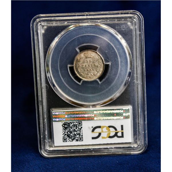1896 MS62 PCGS CERTIFIED 10 CENT