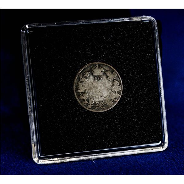 1913 BROAD LEAVED TY1 CANADA 10 CENT. RARE