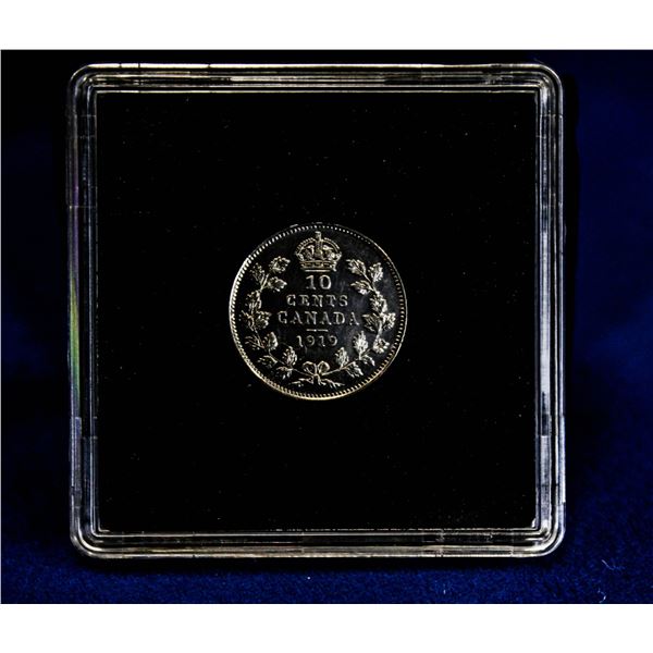 1919 ALMOST UNCIRCULATED CONDITION SILVER CANADA 1