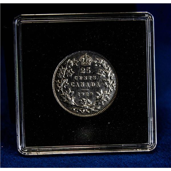 HIGH GRADE 1917 CANADA 25 CENT ABOUT UNC