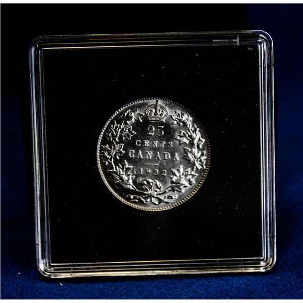 SUPERB ABOUT UNCIRCULATED 1932 25 CENT