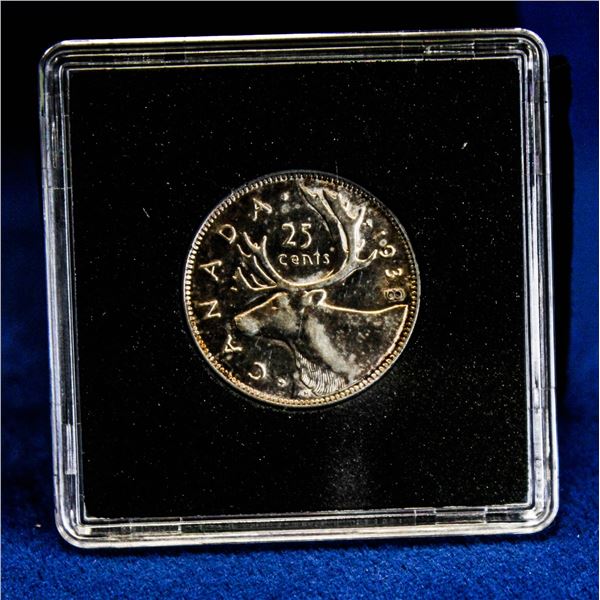 1937 EXTRA-FINE+ CONDITION SILVER 25 CENT