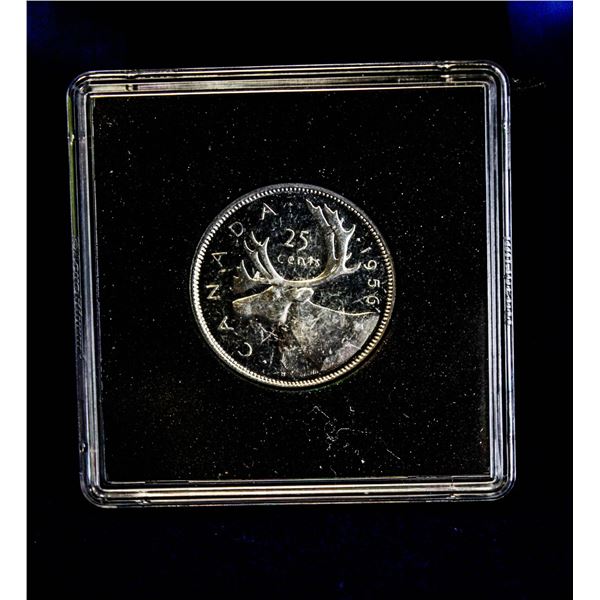 BEAUTIFUL MINTSTATE 1956 SILVER 25 CENT