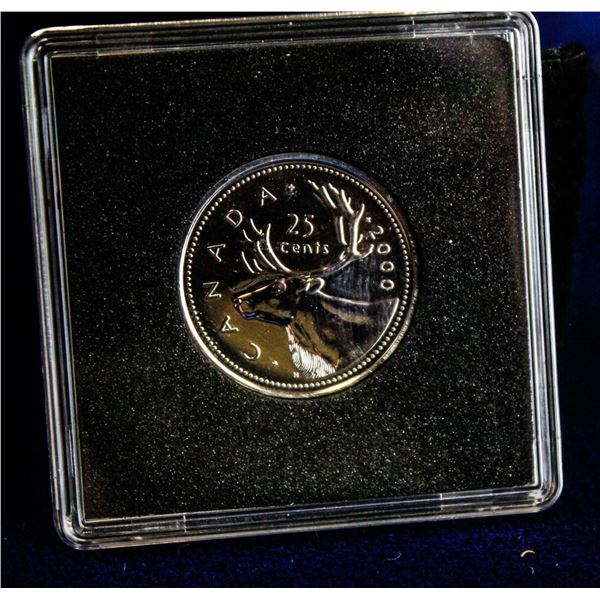 2000W CANADA CARIBOU 25 CENT NOT IN CHANGE