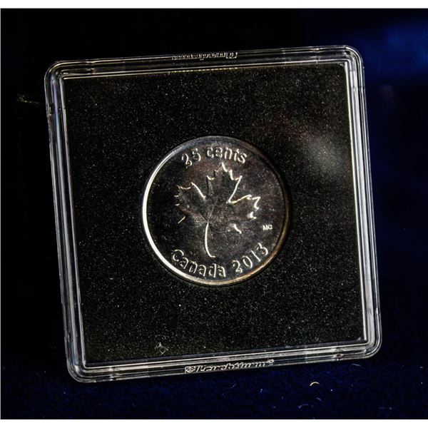 2013 OH CANADA MAPLE LEAF 25 CENT COIN
