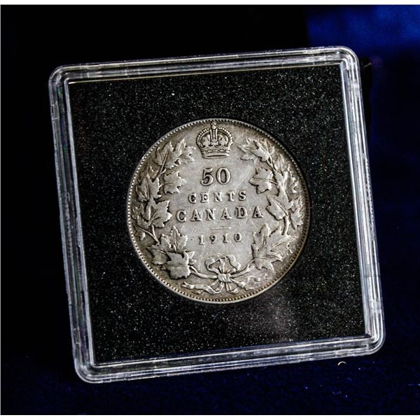 F-VF CONDITION 1910 ED LEAVES 50 CENT