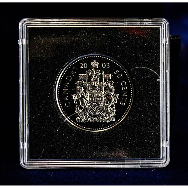 SCARCE 2003 CANADA 50 CENT COIN