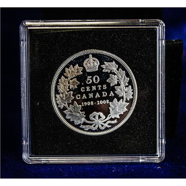 2008 .925 SILVER 50 CENT 100TH ANNIVERSARY OF RCM